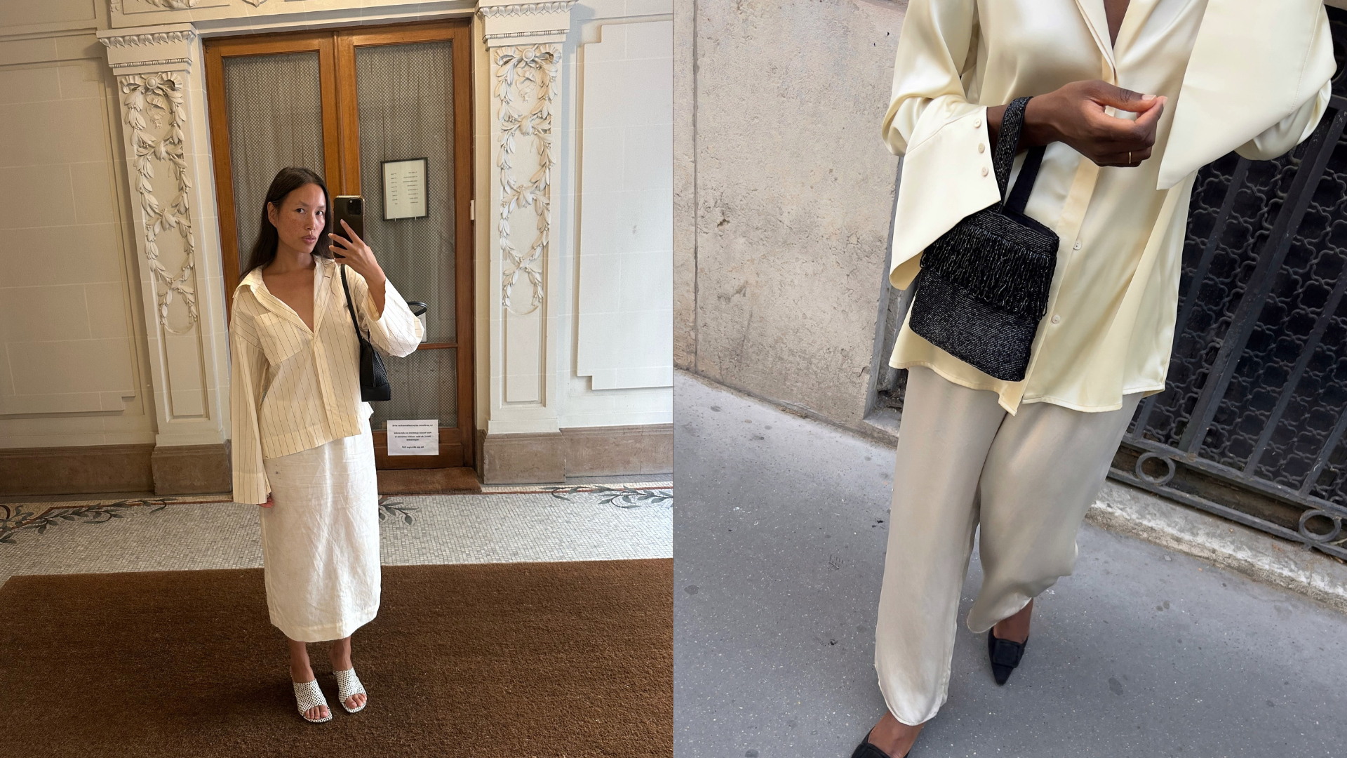 Collage of women wearing minimalist fall 2026 outfit ideas.