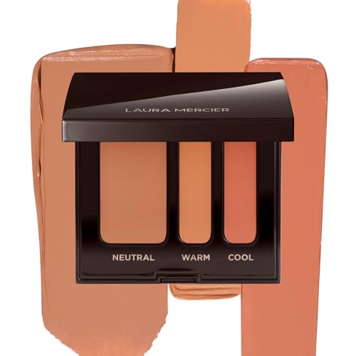 Laura Mercier Secret Camouflage Complexion Perfector, Customizable Full Coverage Cream Concealer, 16hr Wear, Natural Matte Finish, Multi-Tone Compact for a Personalized Shade Match (04 - Medium)
