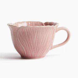 Pink Stoneware Mug