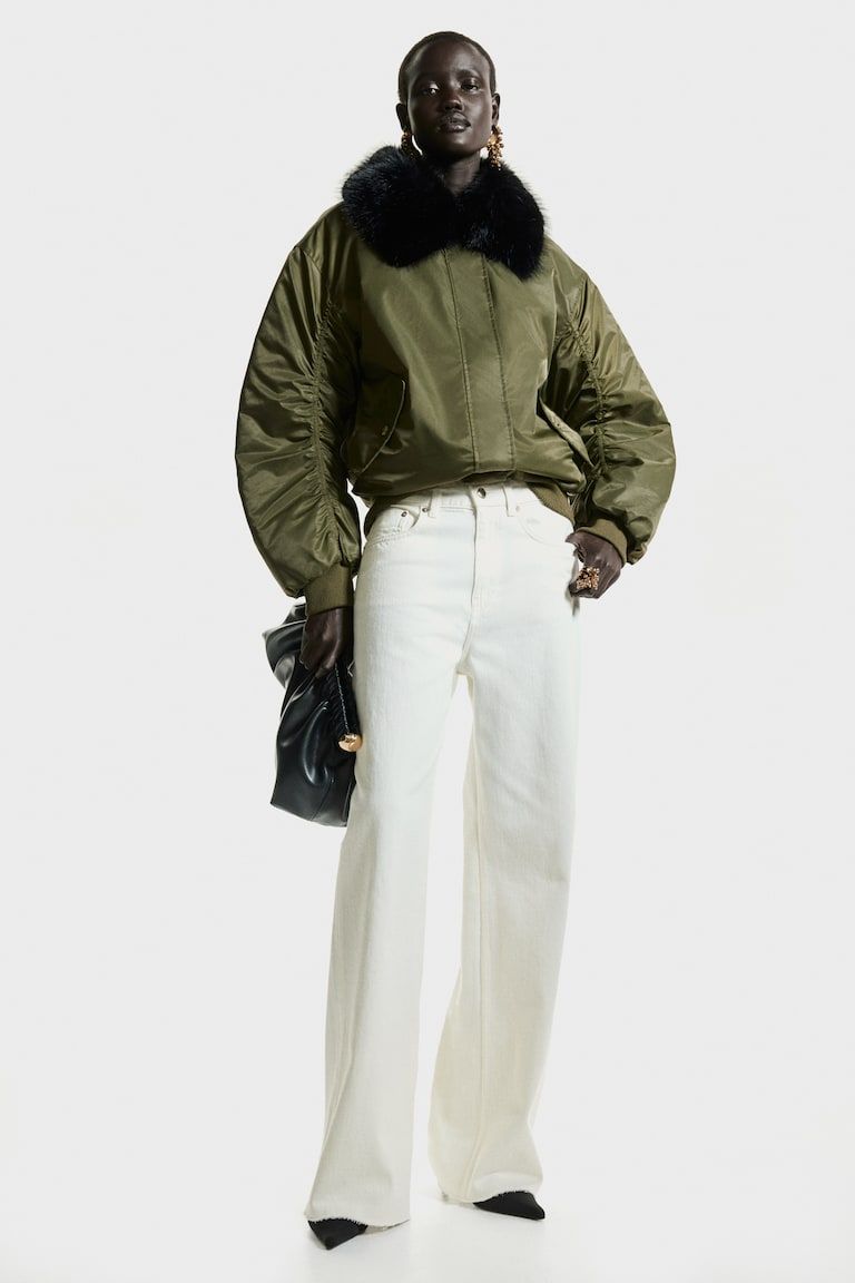 Wide High Jeans