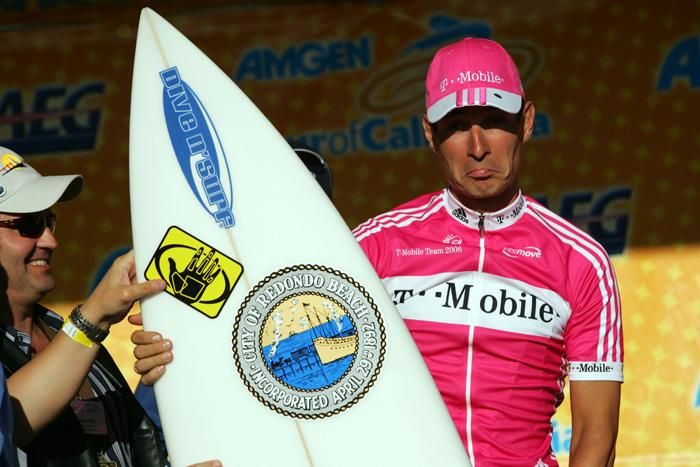 2006 Tour of California: Surfs Up? Olaf Pollock won a surf board with his stage 7 victory in Redondo Beach
