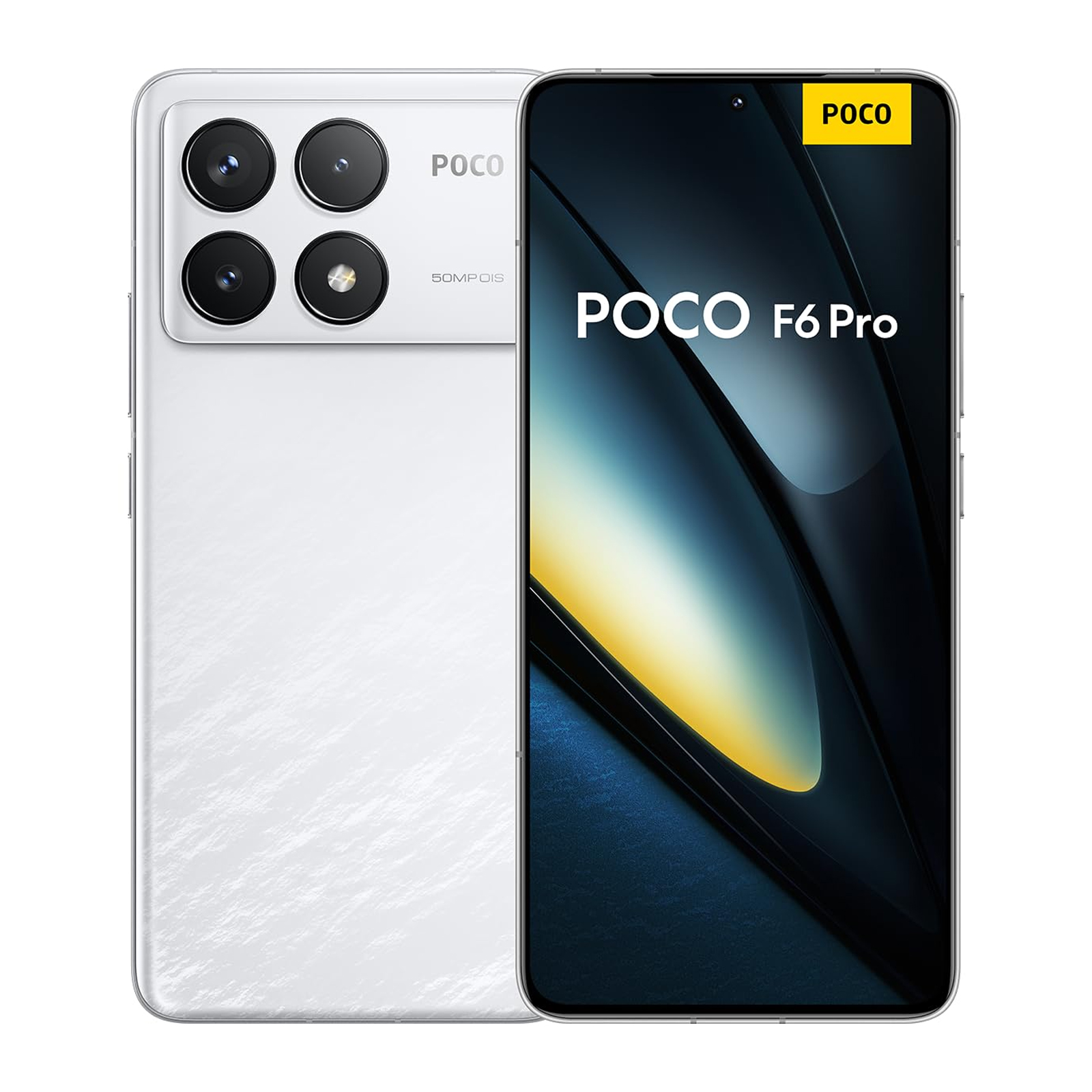 Xiaomi Poco F6 Pro in white square deal image