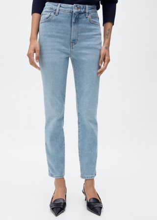 Claudia Slim-Fit Cropped Jeans - Women | Mango Usa