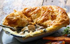 chicken pie with puff pastry