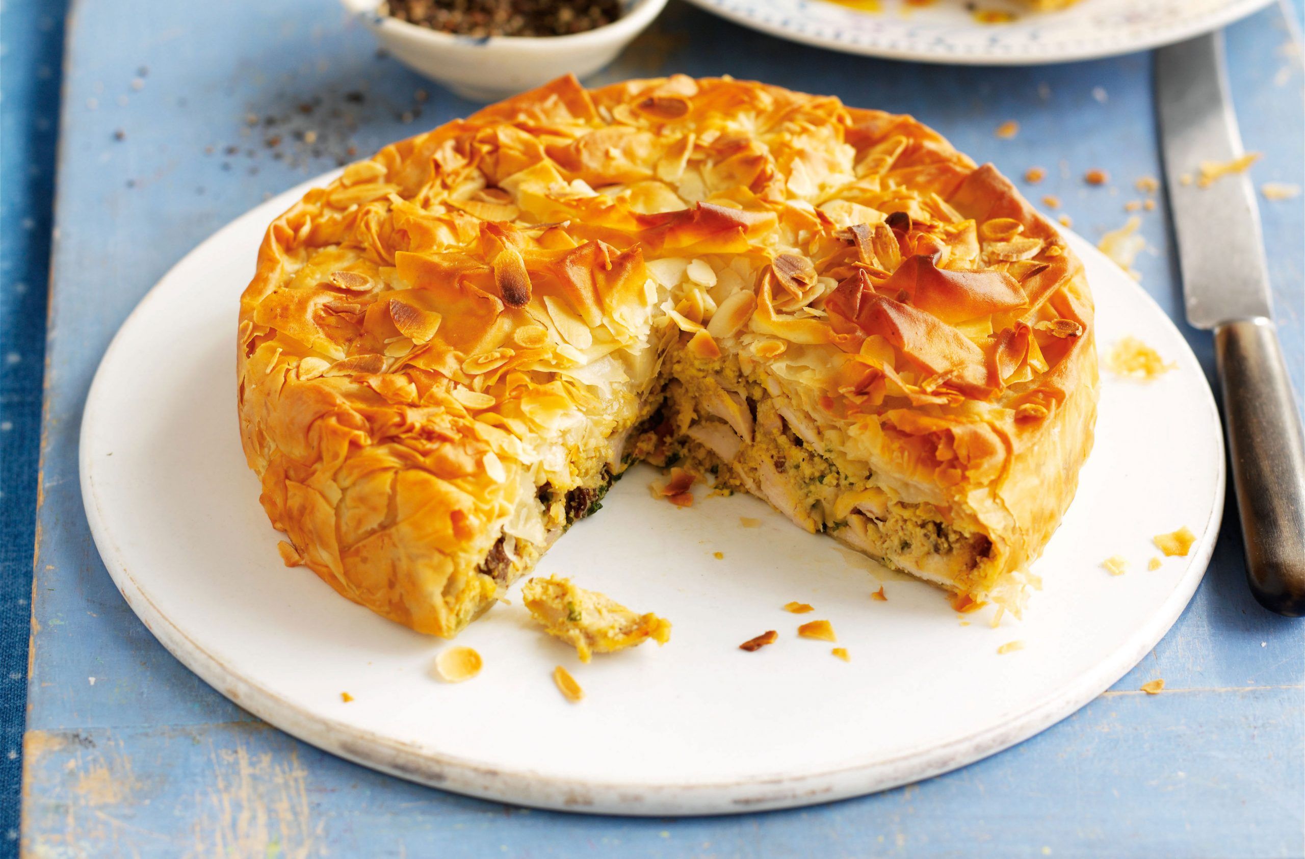Moroccan chicken pie recipe