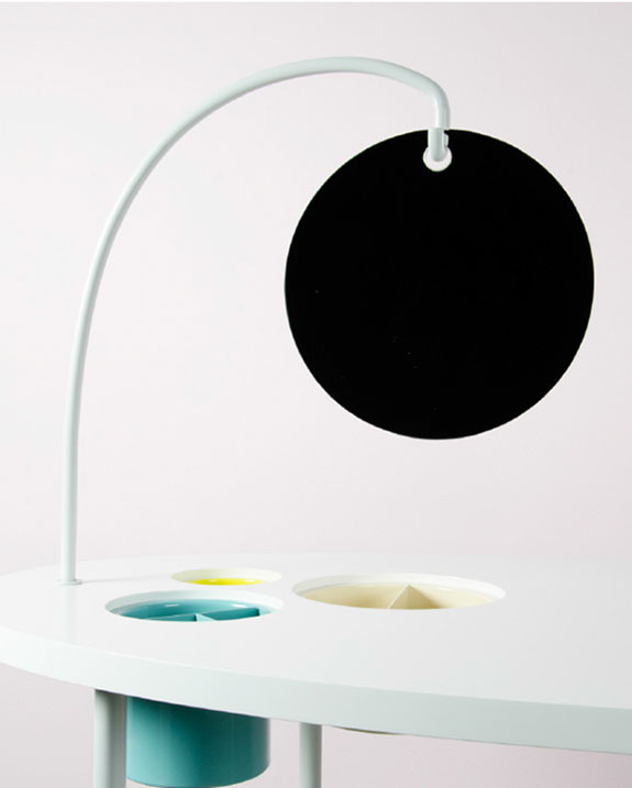 Mirror of the dressing table