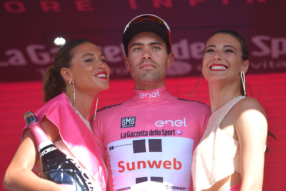 Tom Dumoulin still in pink after stage 16 of the Giro d'Italia