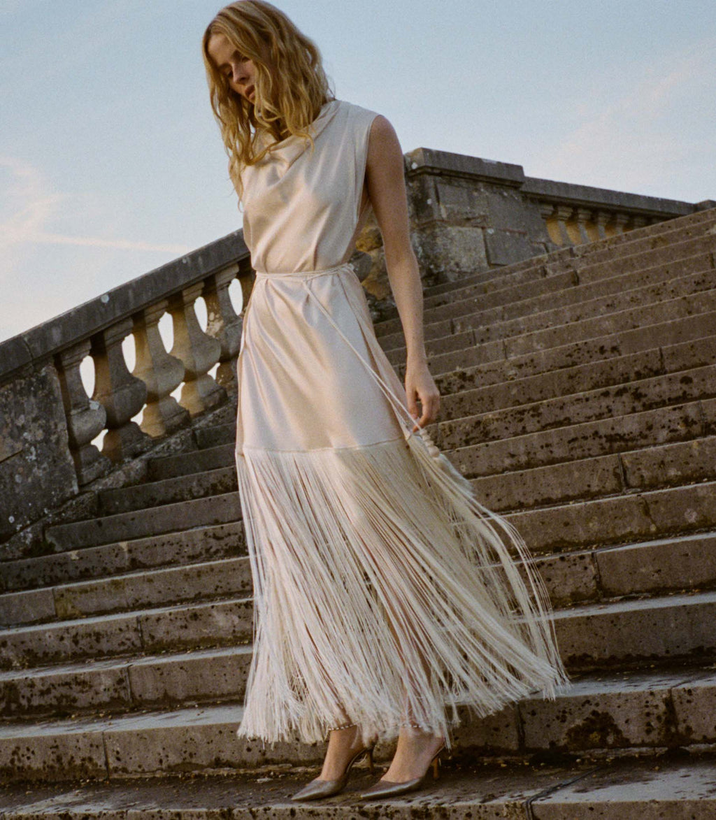 Nellcote Anniversary Dress -- Candlelight