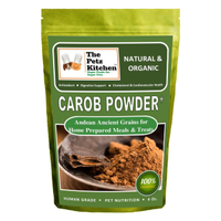 The Petz Kitchen Carob Powder Dog &amp; Cat Supplement