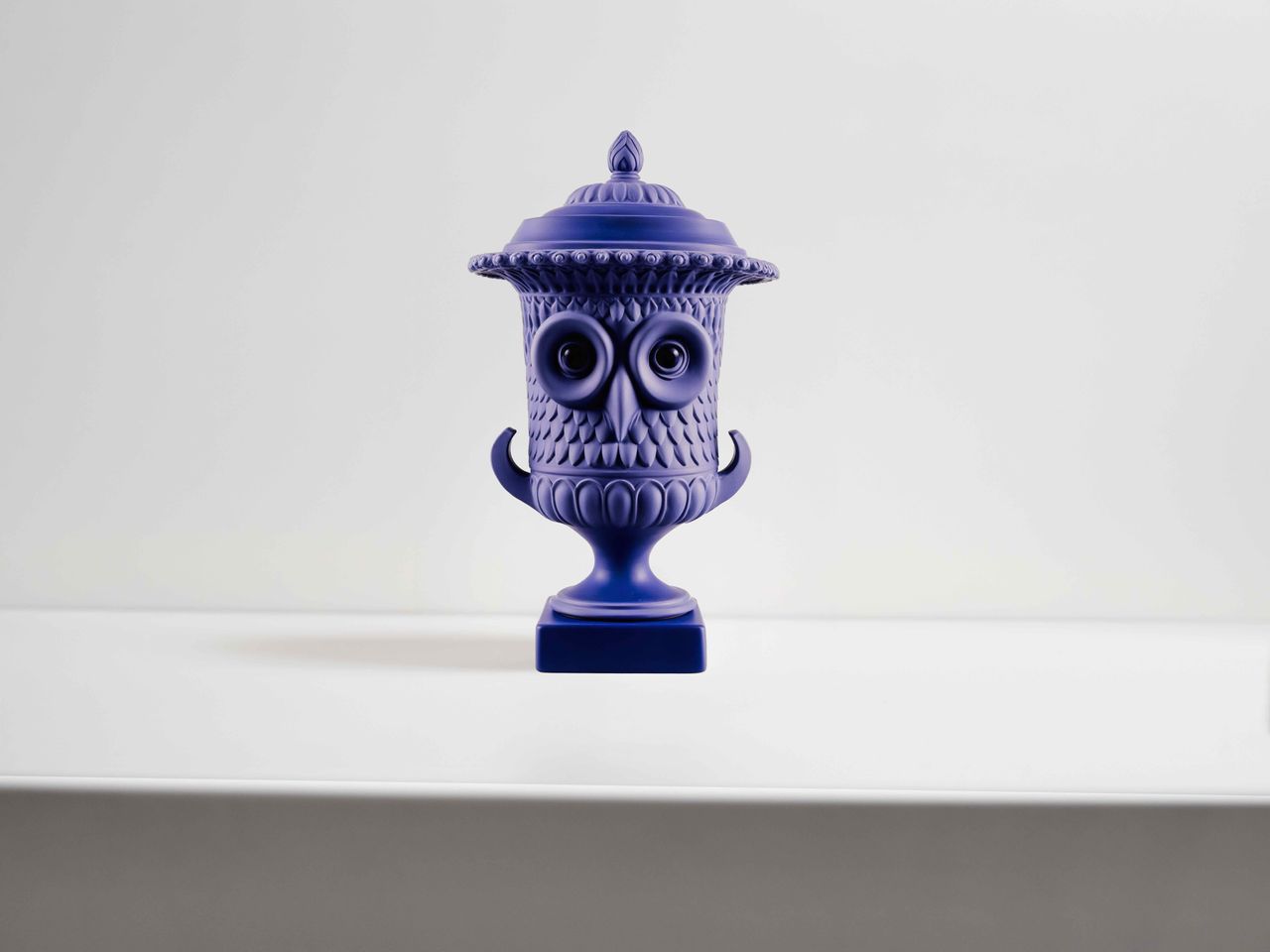 brightly coloured AI-generated stoneware design