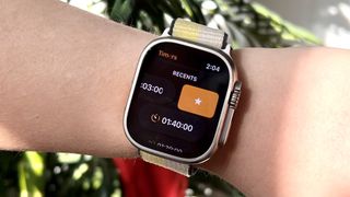 Apple Watch Ultra favorite timers
