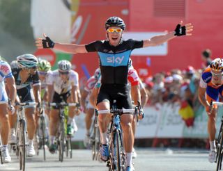 Chris Sutton wins, Vuelta a Espana 2011, stage two