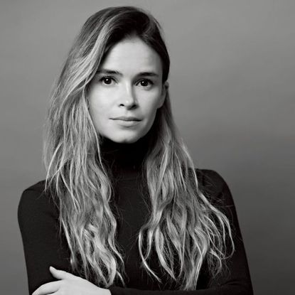 Hair, Face, Photograph, Black-and-white, Beauty, Lip, Eyebrow, Hairstyle, Model, Long hair, 