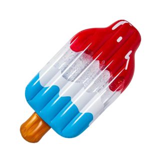 Red, white, and blue popsicle floatie
