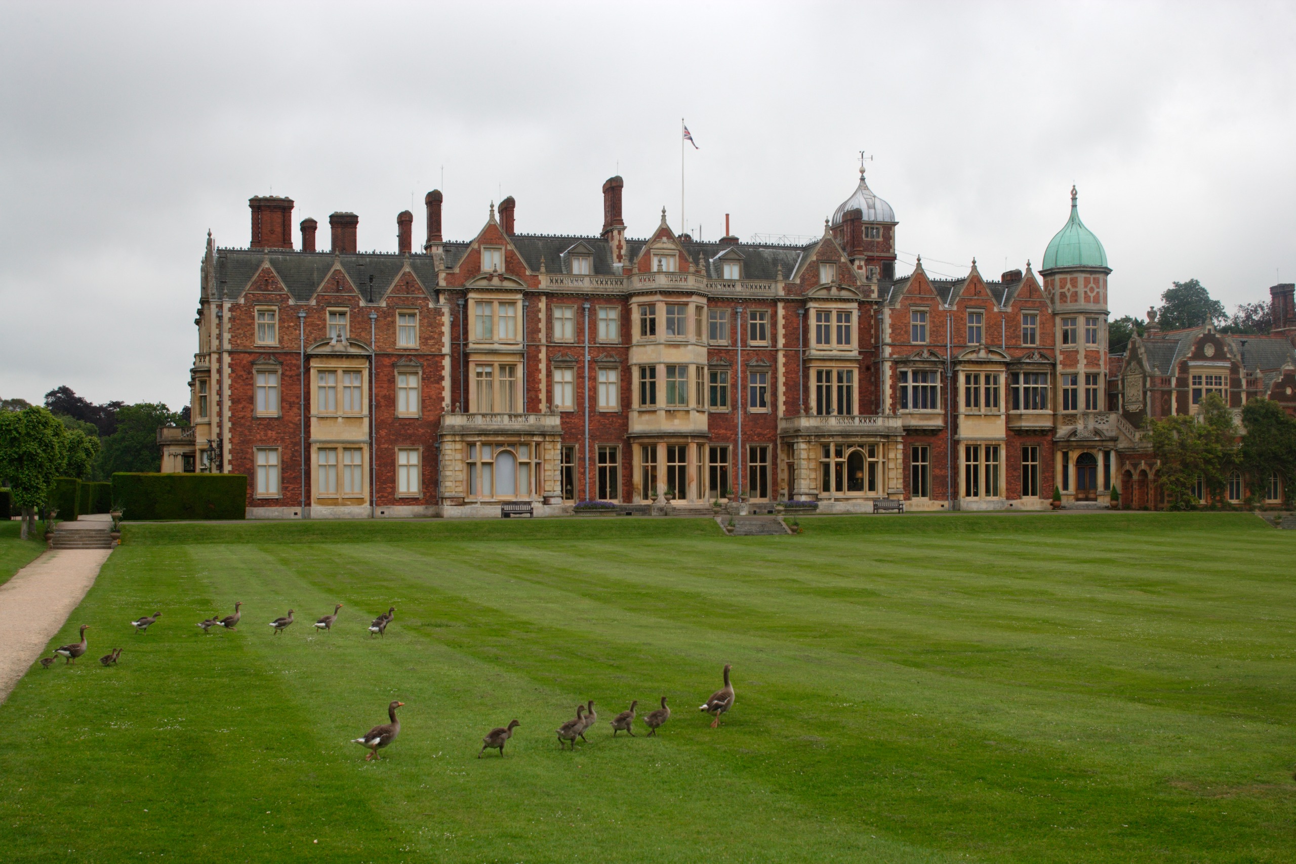 The exterior of the Sandringham estate