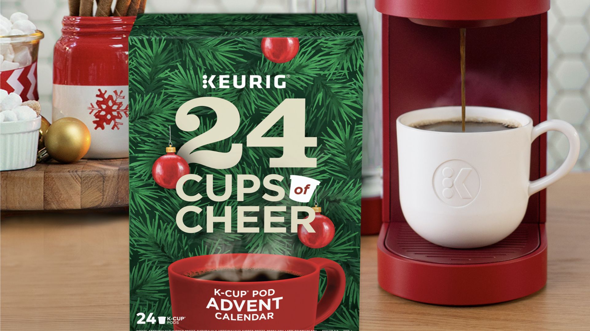 Keurig launches 24 Cups of Cheer advent calendar Tom's Guide