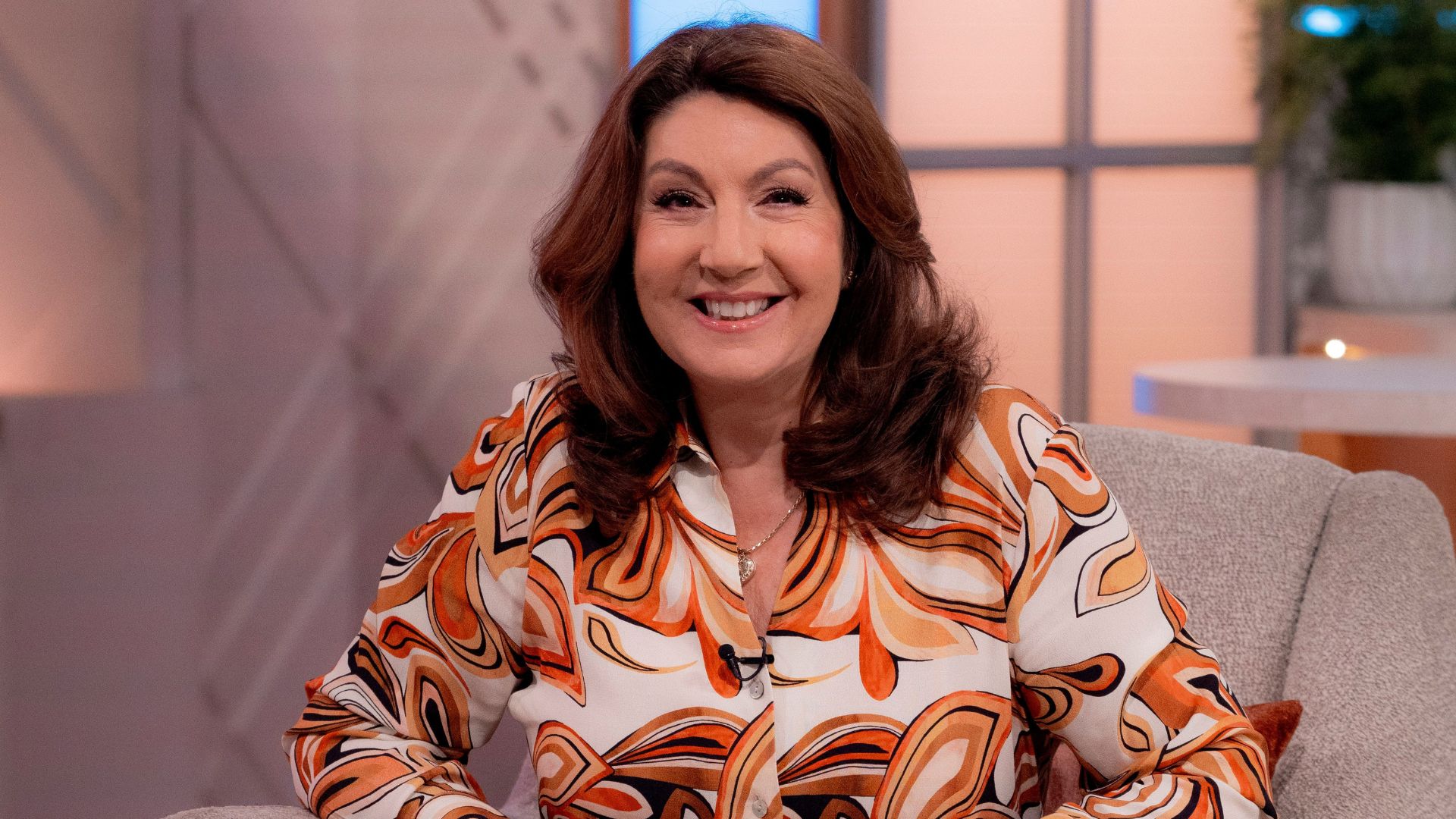 Jane McDonald during an appearance on Lorraine