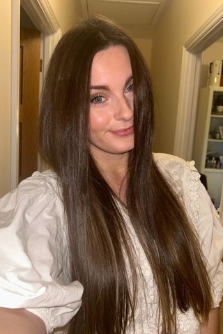L'Oreal SteamPod - Tori Crowther after using the steampod with sleek hair