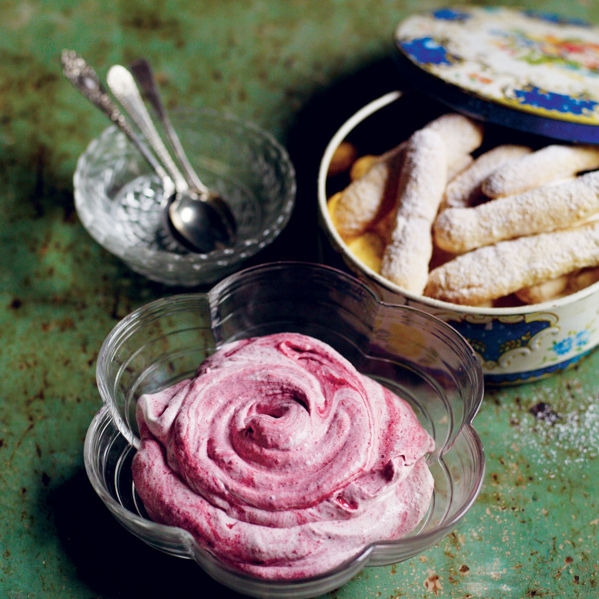 Wild plum or damson fool with sponge fingers recipe Woman & Home
