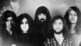 Deep Purple posing for a photograph in 1970