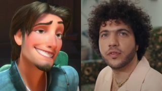 Flynn from Tangled and Benny Blanco in an Architectural Digest interview.