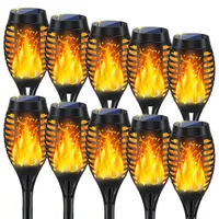 MIUSIKIT Solar Torch Lights, 10 pack