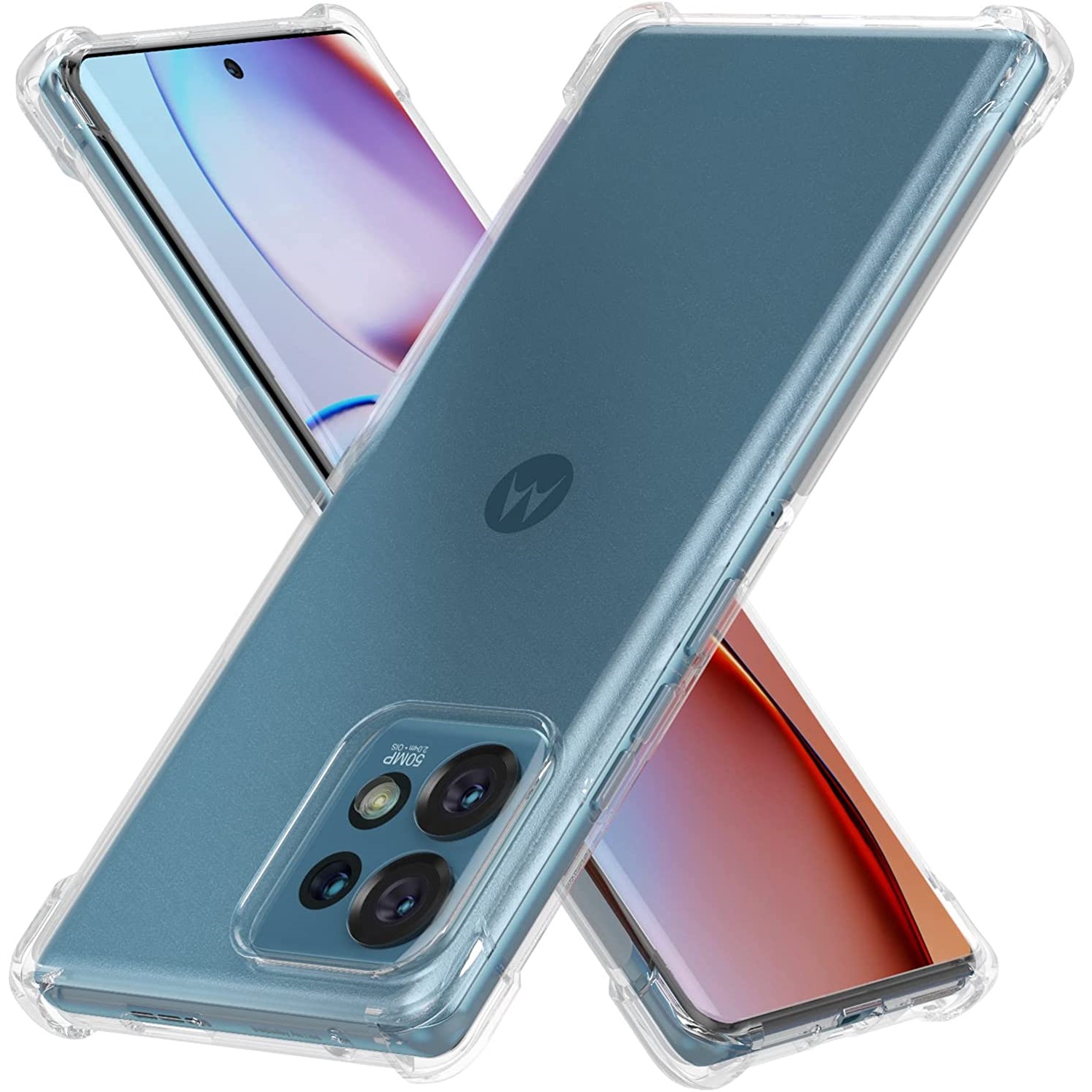Foluu Clear Case for Motorola Edge Plus 2023