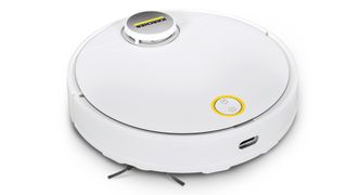 Kärcher RCV3 robot vac on white background