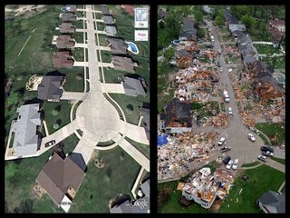 st. louis tornado damage picture