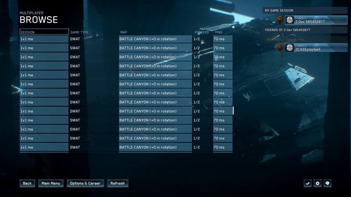 Custom Game Browser