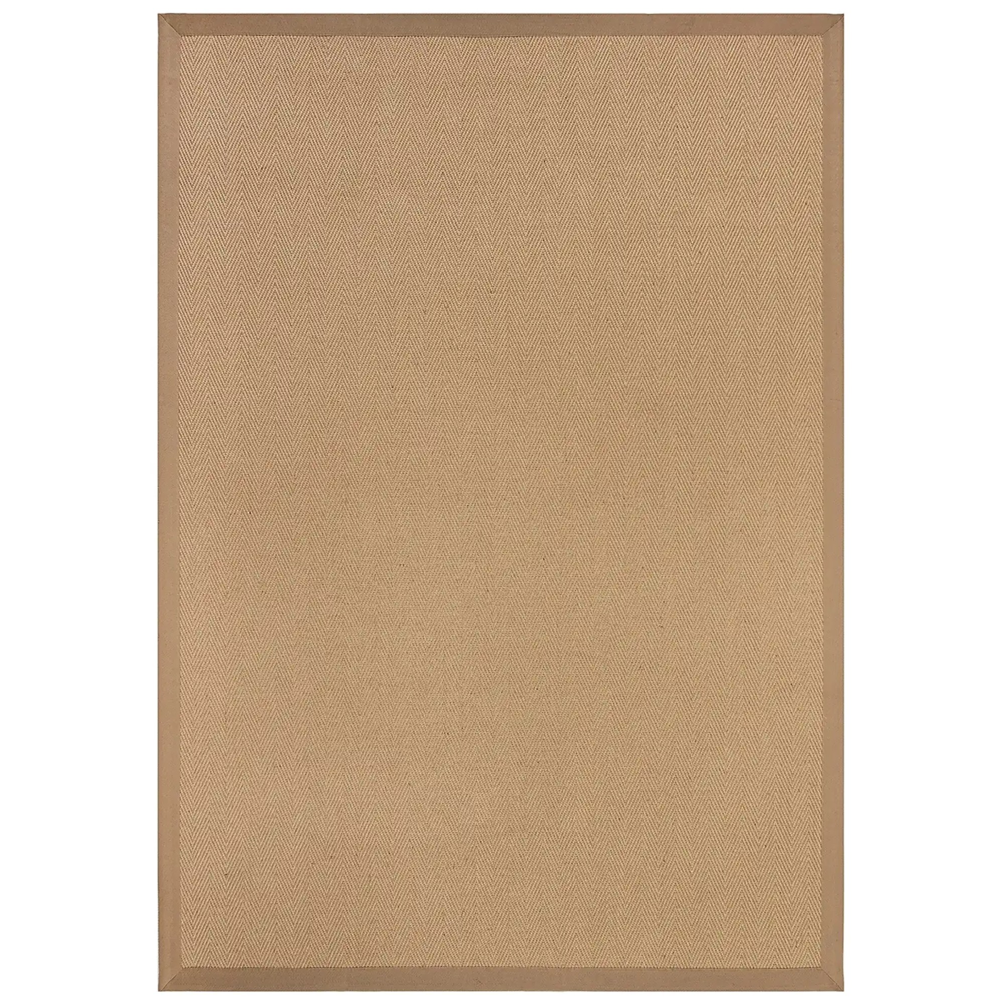 Dunelm Herringbone Jute Border Rug