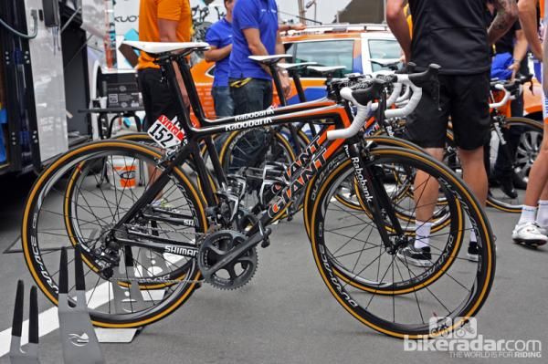 Rabobank's Giant TCR Advanced SLs at the Tour de France.
