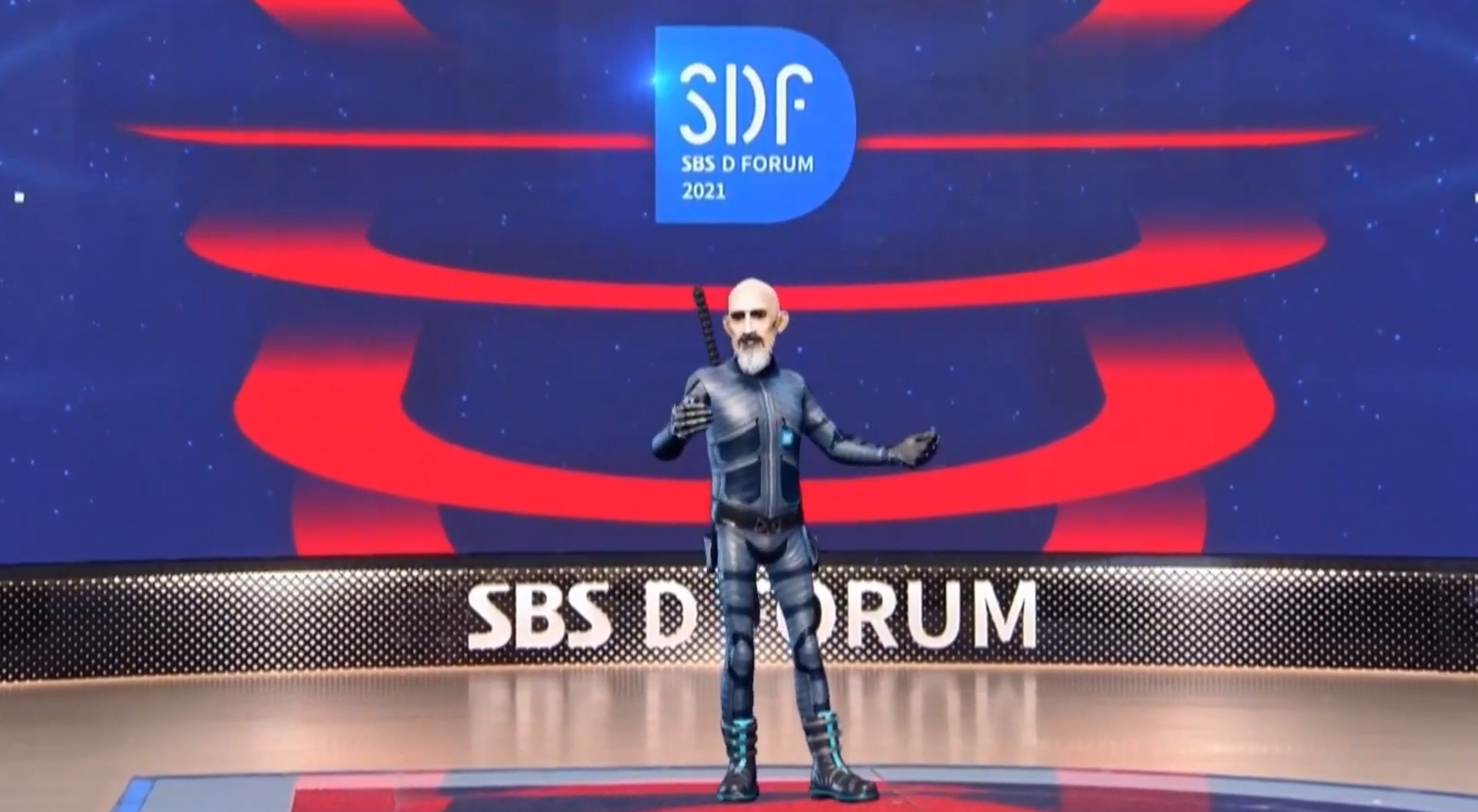 Reallusion&#039;s avatar of Neal Stephenson for the SBS D Forum