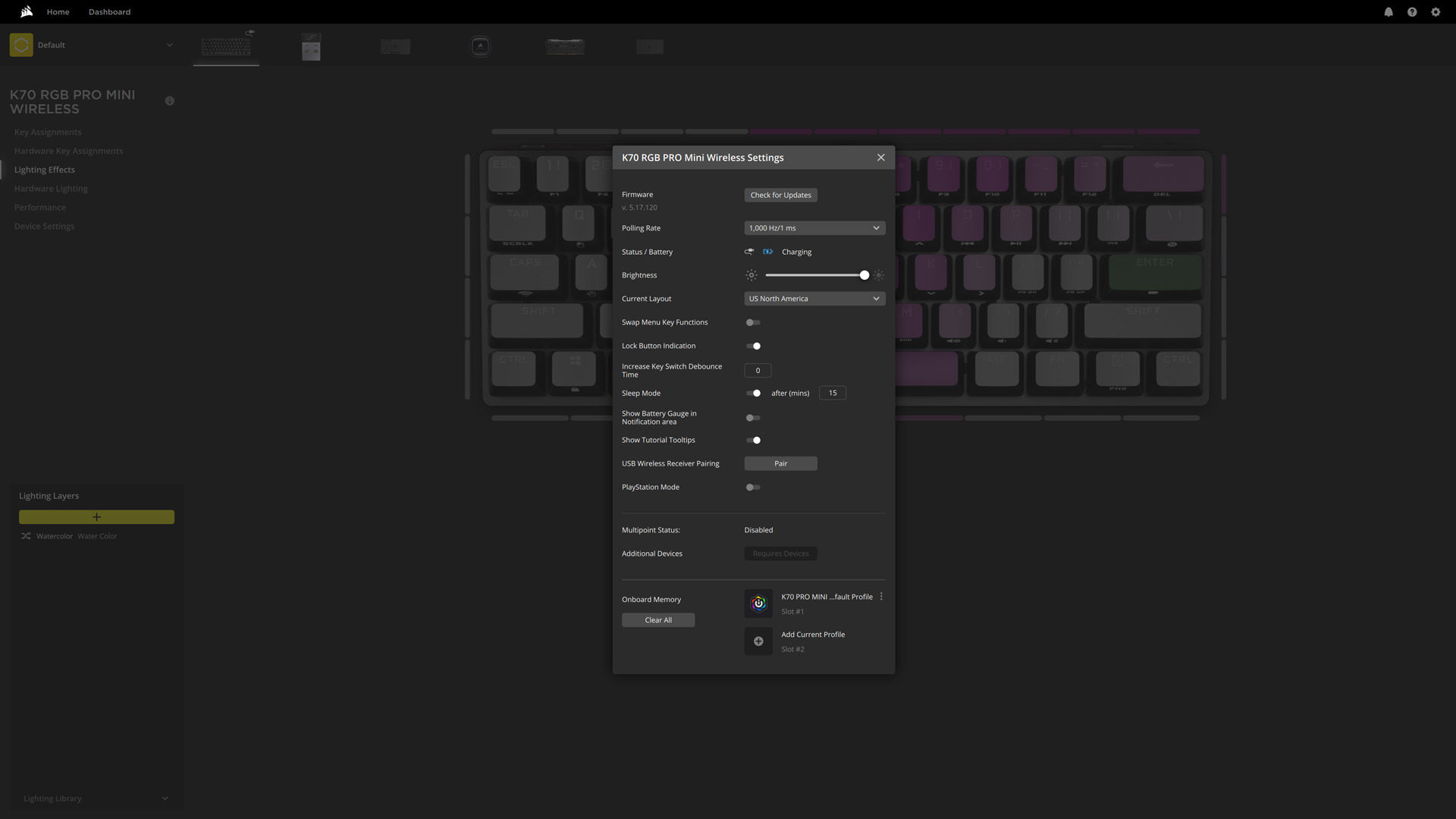 Corsair K70 Pro Mini Wireless