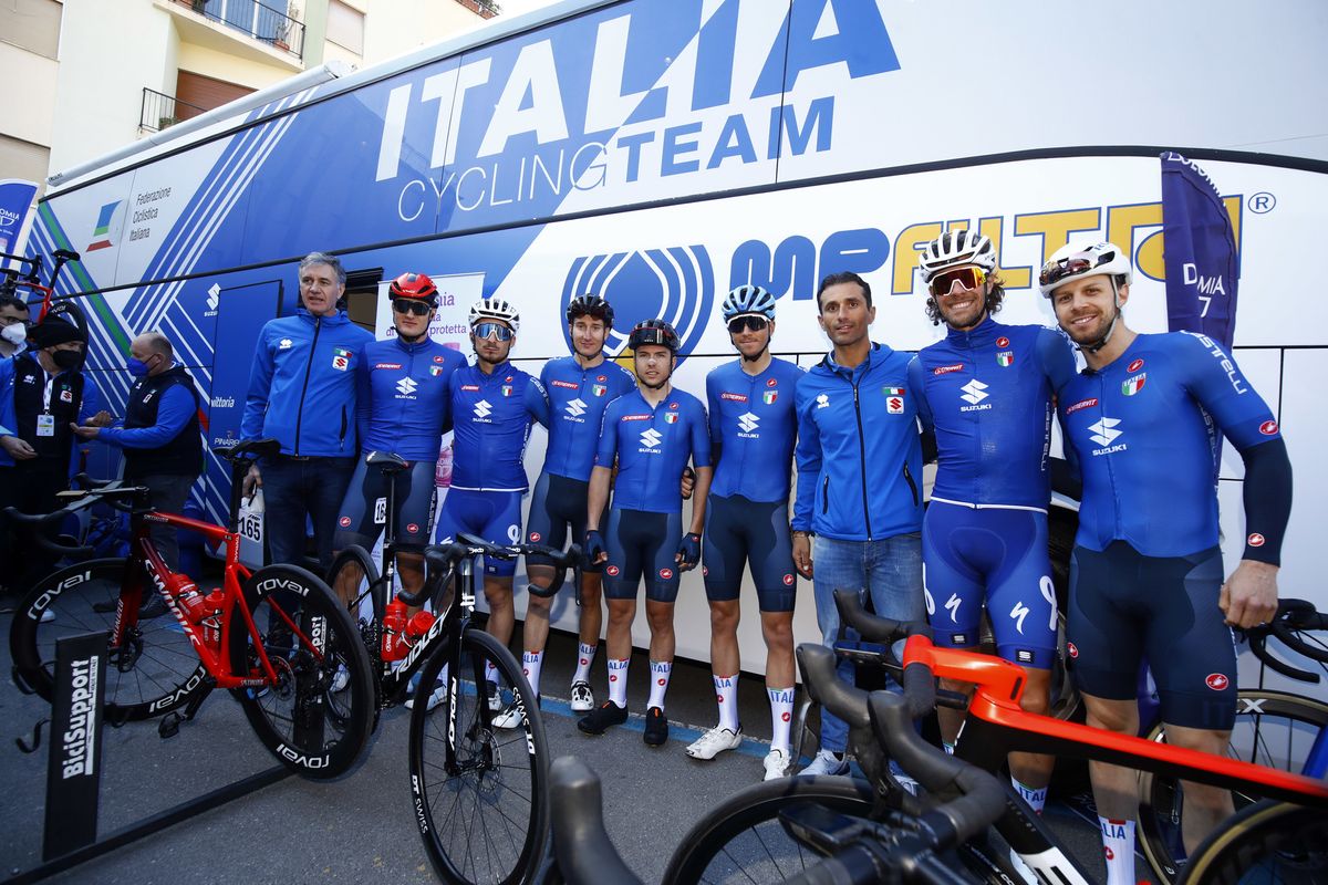 The Italian national tam rode Trofeo Laigueglia