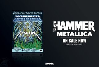 The cover of Metal Hammer featuring Metallica’s Ride The Lightning