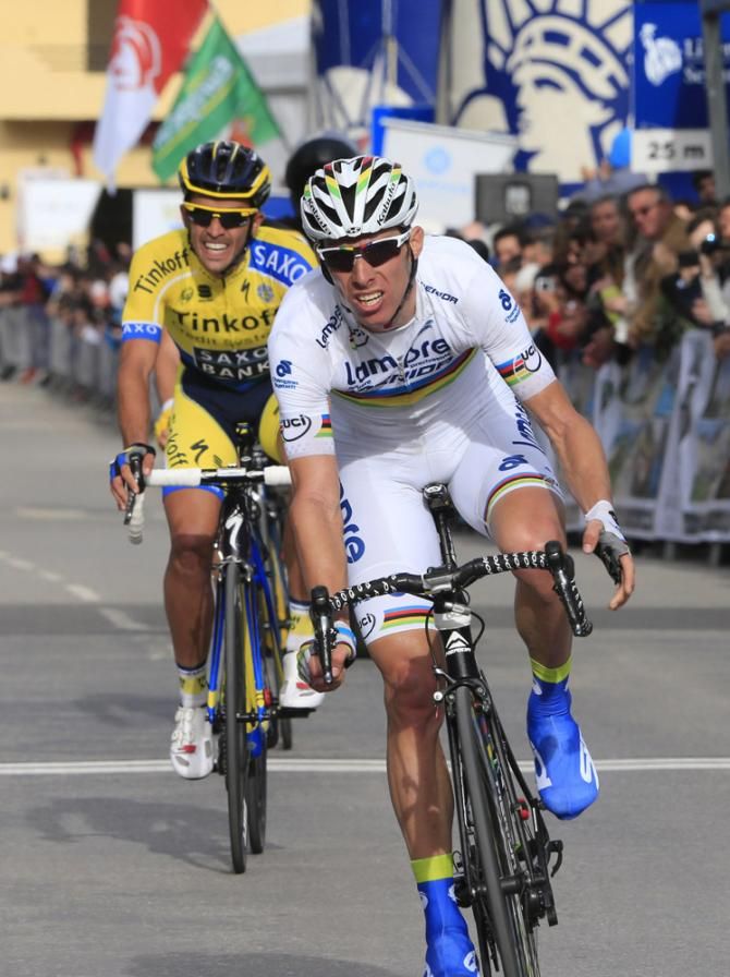 World champion Rui Costa (Lampre-Merida) finished in second place for the second straight day at the Volta ao Algarve
