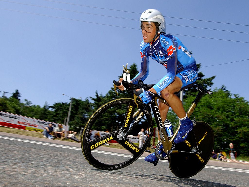 Contador could only place 41st during the ITT at the 2005 Criterium du Dauphine