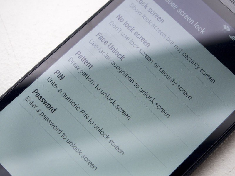 Lock screen security