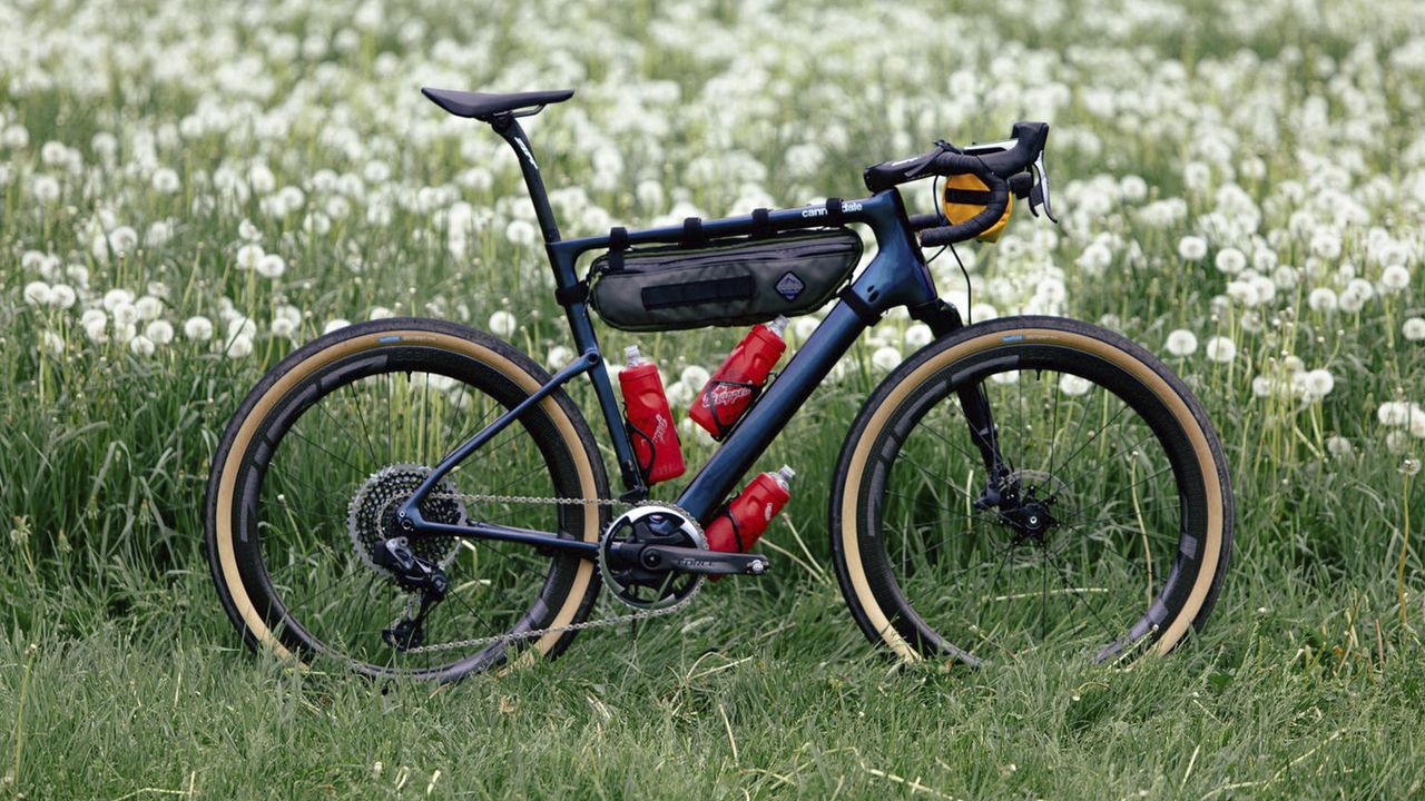 Ted King's Cannondale Topstone Lefty gravel bike