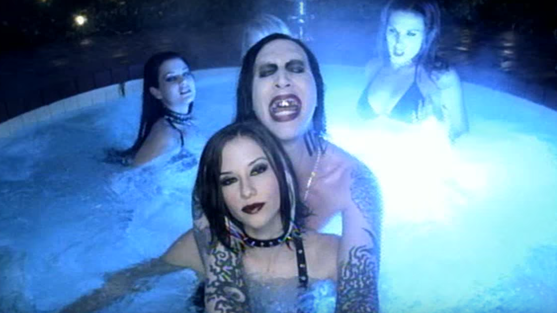 Marilyn Manson's Tainted Love video.