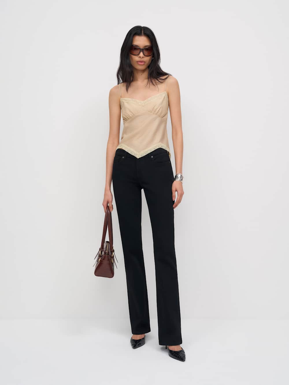 Naomi Super Stretch Low Rise Bootcut Jeans