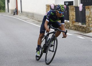 Andrey Amador (Movistar) during stage 13 at the Giro d'Italia