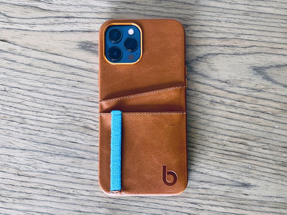 Bluebonnet Leather iPhone Card Holder Case review The full grain