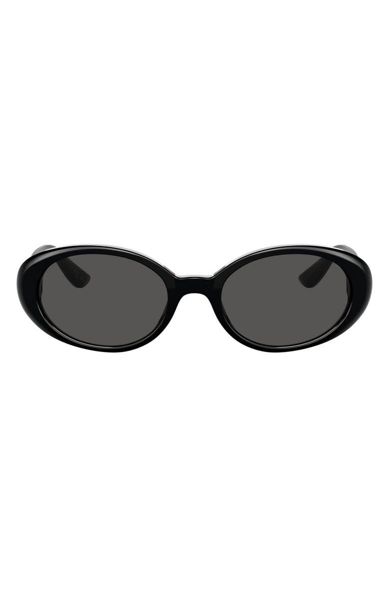 52mm Oval Sunglasses