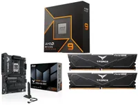 AMD Ryzen 9 9900X, Asus TUF Gaming X870E-Plus Wifi7, 16GB T-Force Vulkan RAM AMD Ryzen 9 9900X, Asus TUF Gaming X870E-Plus Wifi7, 16GB T-Force Vulkan RAM