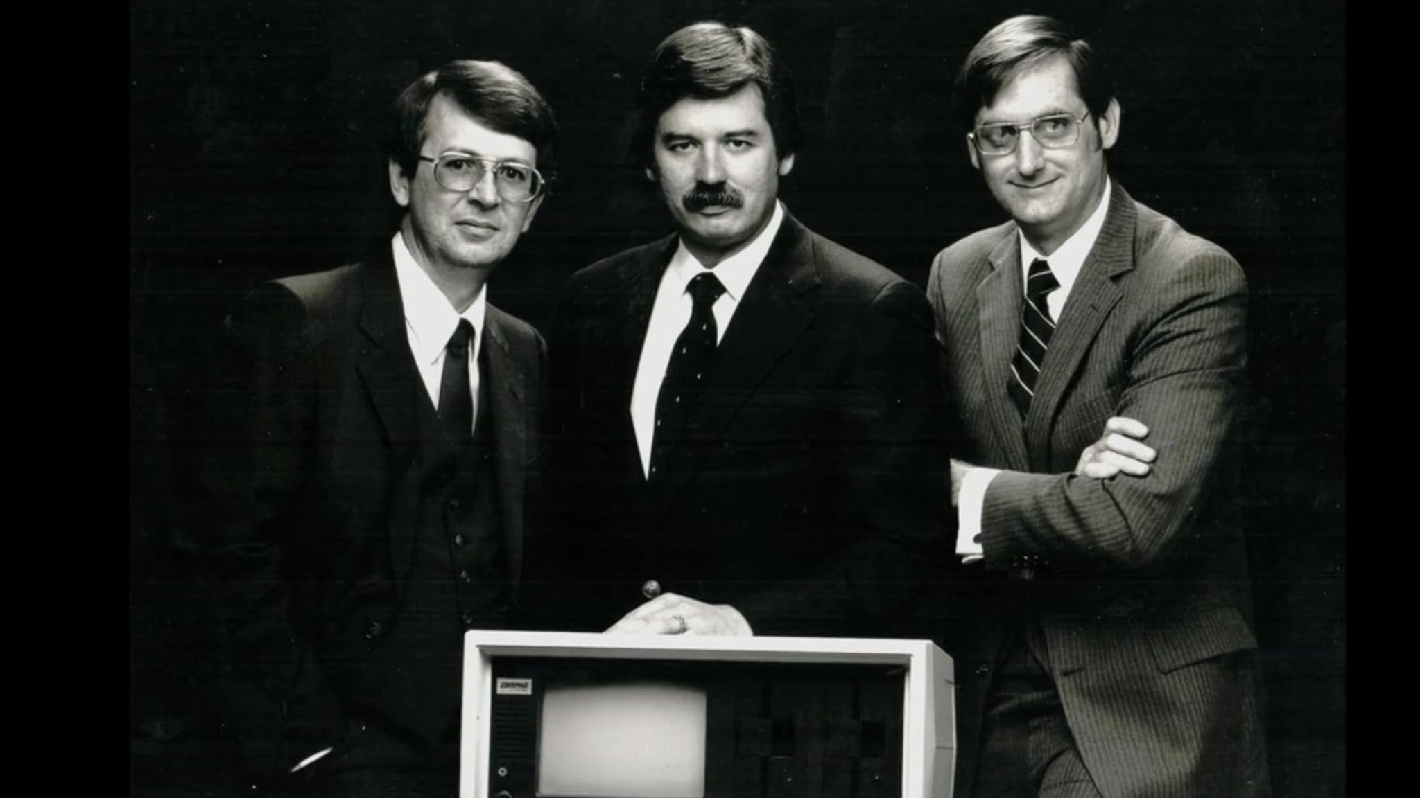 Rod Canion, Bill Murto, and Jim Harris from computer tech doc "Silicon Cowboys"