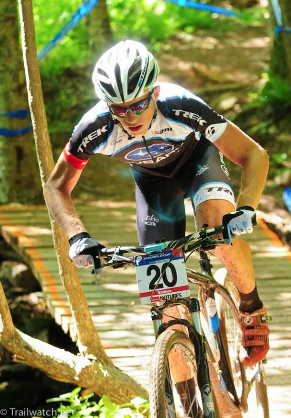 Russell Finsterwald (Subaru Trek) on his 29er hardtail
