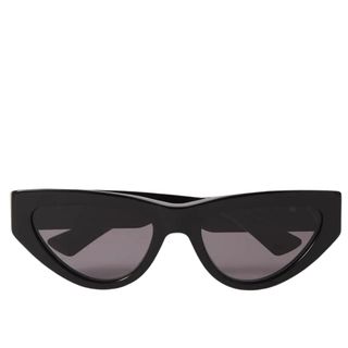 Bottega Veneta Eyewear Triangle cat-eye acetate and gold-tone sunglasses