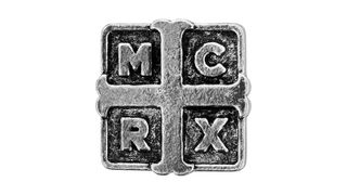 Best My Chemical Romance merch: Alchemy Rocks MCR Logo Cross Pin Badge Band